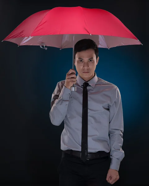 Red umbrella — Stock Photo, Image