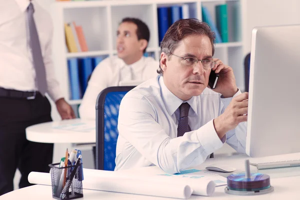 Conversa telefónica — Fotografia de Stock