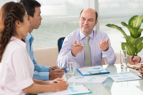 Reunión con el jefe — Foto de Stock