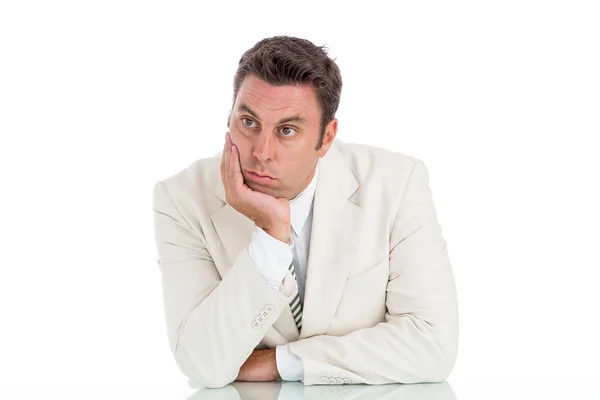 Bored businessman — Stock Photo, Image