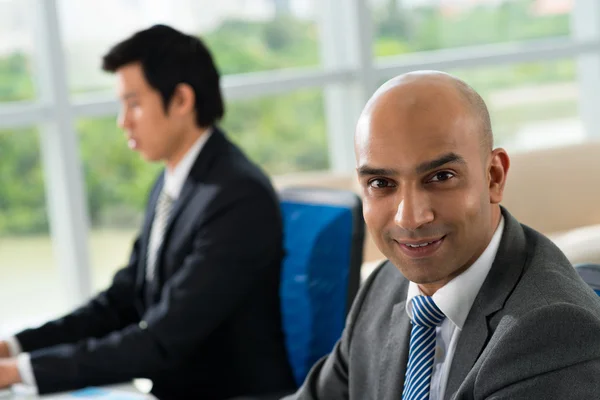 Bald businessman — Stock Photo, Image