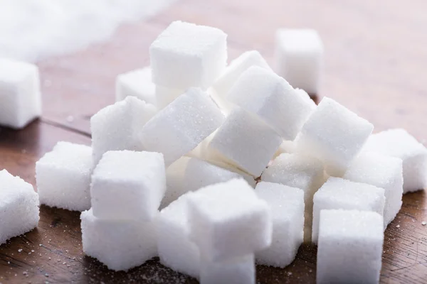 Açúcar refinado branco — Fotografia de Stock