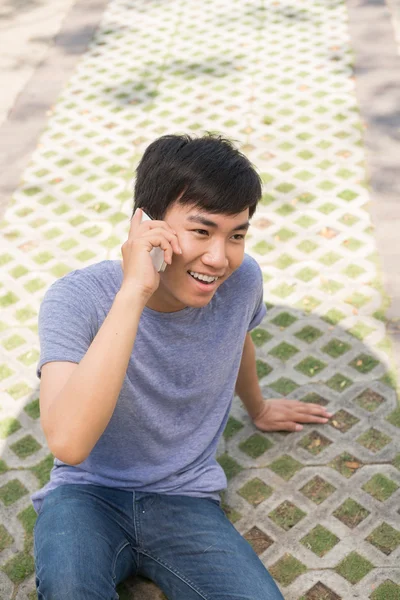 Telefon beszélgetés — Stock Fotó