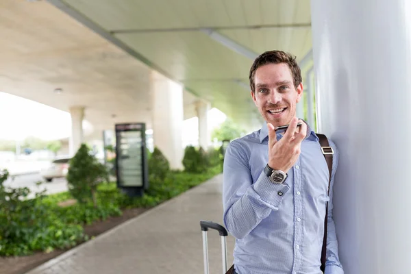 Hombre de negocios alegre — Foto de Stock