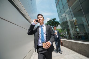 iş adamları iş için gidiş