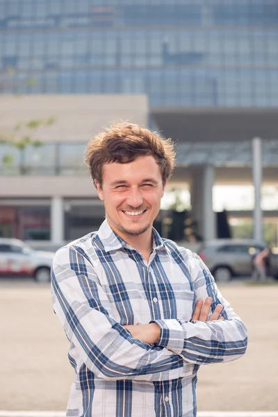 Feliz hombre seguro — Foto de Stock