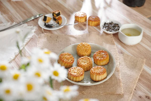 Sweet Delicious Mooncakes — Stock fotografie