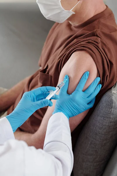 Vaccination mot Coronavirus — Stockfoto