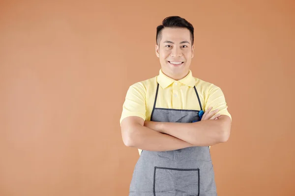 Confident Coffeeshop Owner — Stock Photo, Image