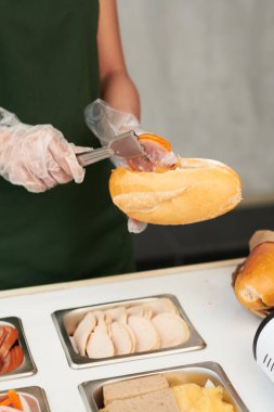 Pişirme Lezzetli Sandviç