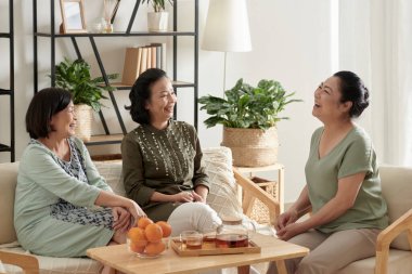 Senior Friends Laughing at Joke