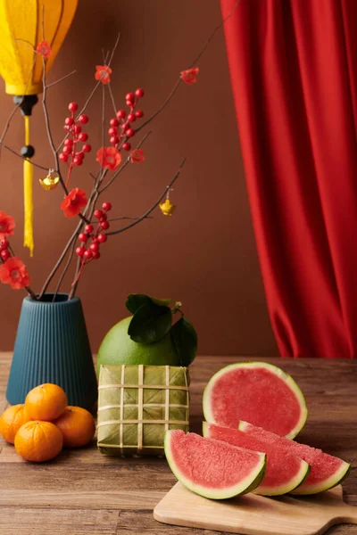 Frutas para Ano Novo Lunar — Fotografia de Stock