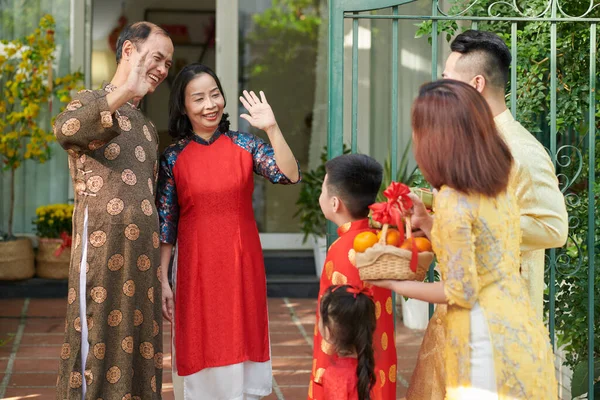 Family Gathering for Lunar New Year — Stock Photo, Image