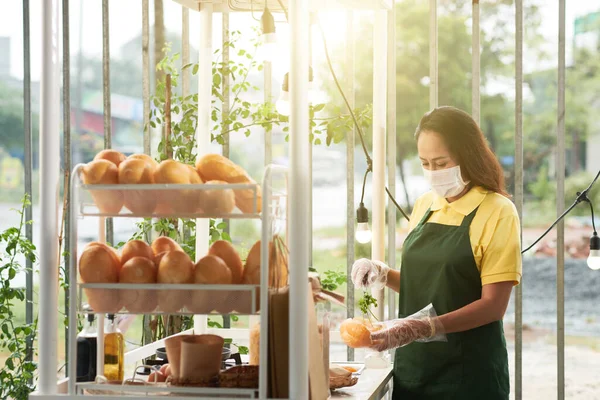 Sandwich für vegetarische Kunden — Stockfoto