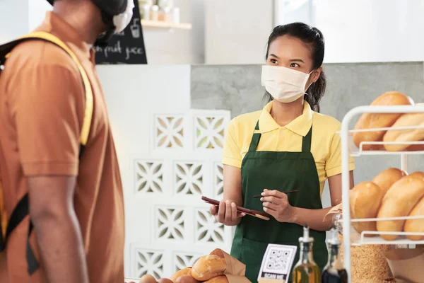 Ordine di accettazione del venditore — Foto Stock