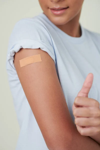 Buona vaccinazione da baccalà per le persone — Foto Stock