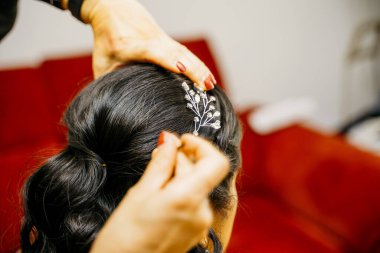 Gelin düğünü saç hazırlığı