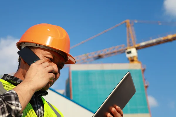 Trabalhador da construção — Fotografia de Stock