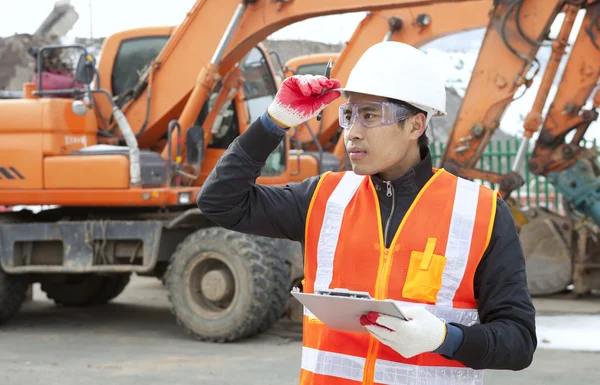 Trabajadores de la construcción — Foto de Stock