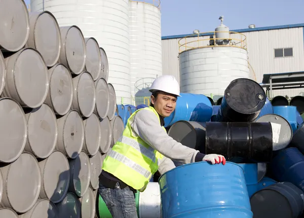 Trabajador de fábrica — Foto de Stock