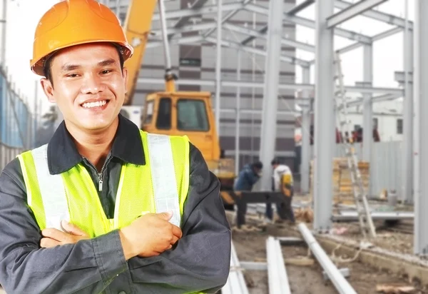 生成器的建筑工人 — 图库照片