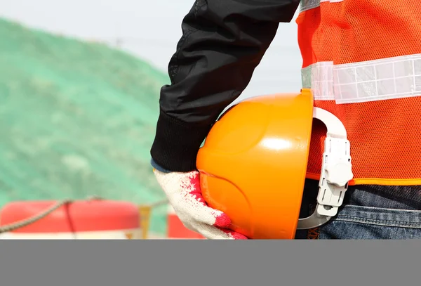 Conceito de trabalho de segurança — Fotografia de Stock