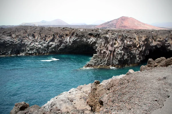 Los Hervideros, Lanzarote — Stok Foto