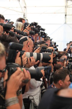 fotoğrafçılar Venedik film Festivali'nde
