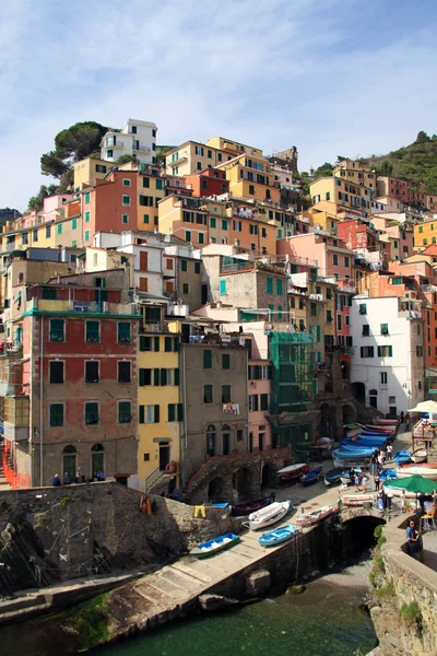 Cinque Terre Fishing Village — Stock Photo, Image