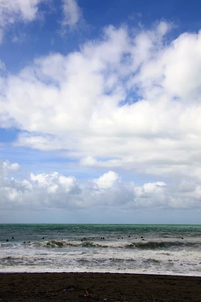 Swimming in sea — Stock Photo, Image