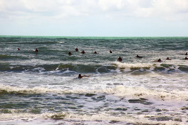 Swimming in sea — Stock Photo, Image
