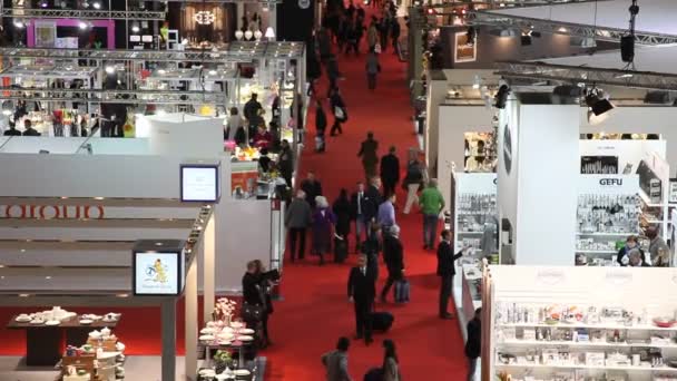 Macef 2013, internationale Heimausstellung — Stockvideo