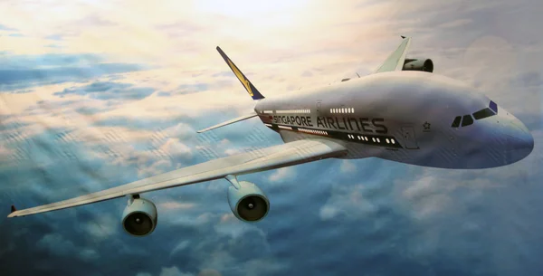 Singapore airlines achtergrond — Stockfoto