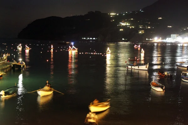 Night in Levanto, Italy — Stock Photo, Image