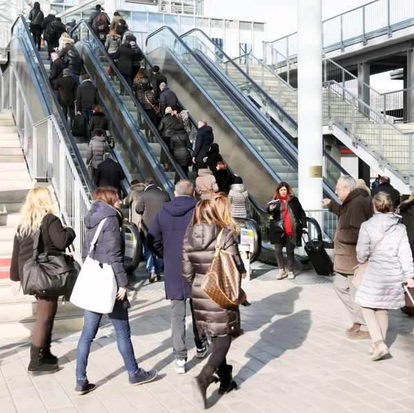 Voer salone del mobile, internationale inrichting accessoires tentoonstelling — Stockfoto