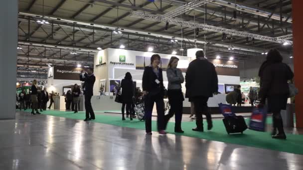 Exposição Internacional de Intercâmbio de Turismo — Vídeo de Stock