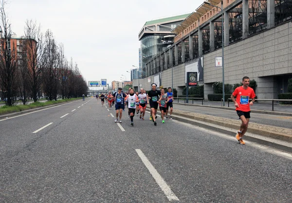 Maratón de la ciudad de Milano, milano — Foto de Stock