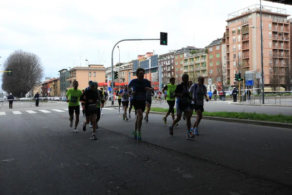 Maratona di Milano città, milano — Foto Stock