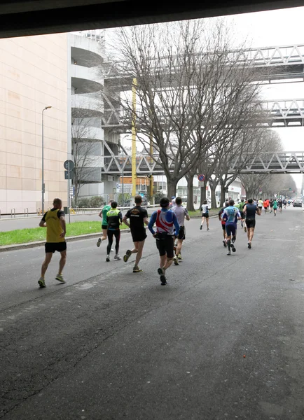 Maraton miasta Mediolan, milano — Zdjęcie stockowe