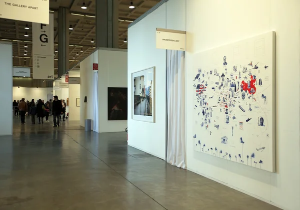 Miart-现代和当代艺术，米兰国际展览 — 图库照片