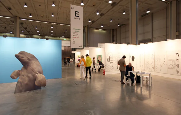 MiArt - Exposição Internacional de Arte Moderna e Contemporânea, Milão — Fotografia de Stock