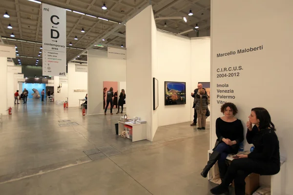 Miart - Międzynarodowa wystawa sztuki nowoczesnej i współczesnej, milano — Zdjęcie stockowe