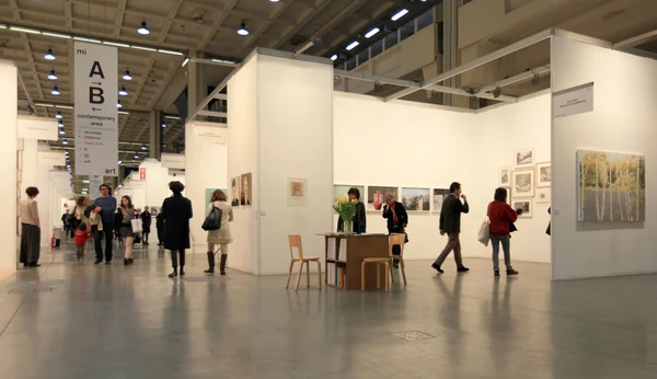 Miart - Międzynarodowa wystawa sztuki nowoczesnej i współczesnej, milano. — Zdjęcie stockowe