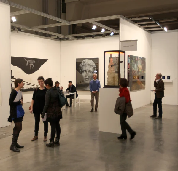 MiArt - Exposição Internacional de Arte Moderna e Contemporânea, Milão . — Fotografia de Stock