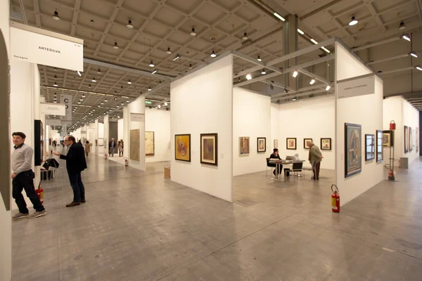 MiArt - Exposição Internacional de Arte Moderna e Contemporânea, Milão . — Fotografia de Stock