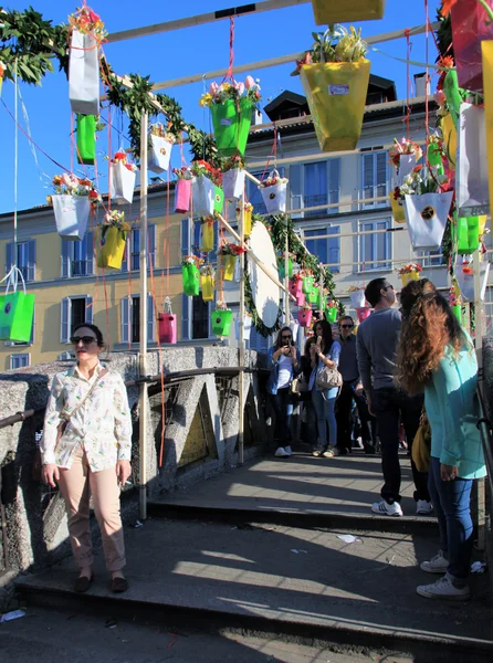 Exhibition at the annual Flowers Market — Stock Photo, Image