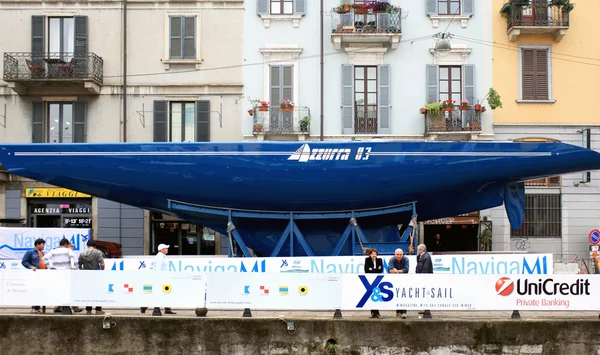 Boat show exhibition — Stock Photo, Image