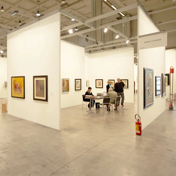 International exhibition of modern and contemporary art — Stock Photo, Image