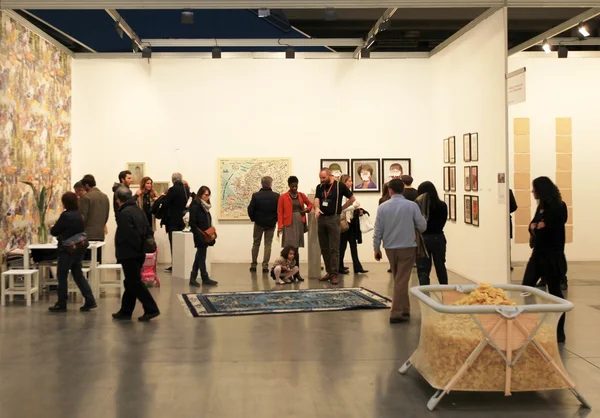 International exhibition of modern and contemporary art — Stock Photo, Image