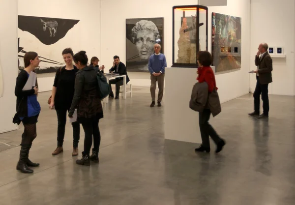 International exhibition of modern and contemporary art — Stock Photo, Image